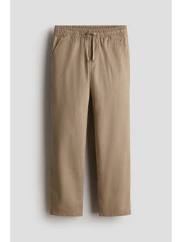 H&M - Boys Beige Cotton Trousers