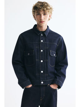 H&M - Men Blue Denim Trucker Jacket