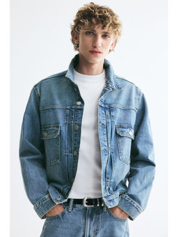 H&M - Men Blue Denim Trucker Jacket
