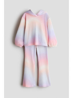H&M - Girls Multi-Color 2-Piece Rib-Knit Set