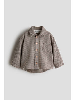 H&M - Boys Beige Cotton Shirt