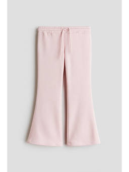 H&M - Girls Pink Flared Cotton-Blend Leggings