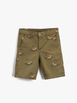 Koton - Boys Khaki Printed Bottoms