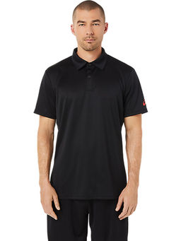 ASICS - M Ca Polo Black Men Gym & Training T-shirts