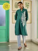 Green color option, Sold out, Currently selected