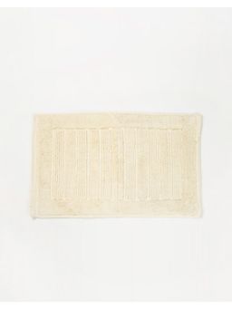 Fabindia - White Sikri Cotton Bathmat