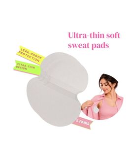 Rheal Curve - Women's Ultra-Thin Odor Control Underarm 5 Pair of Sweatpads