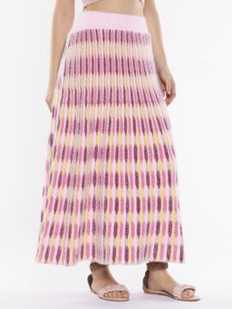 RAREISM - Shenpa B Primary Pink A-Line Skirt