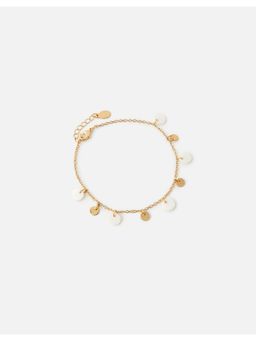 Accessorize London - Gold Minimal Anklet