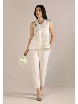 Kaveri - Botanical Spring Peplum Co-Ord Set