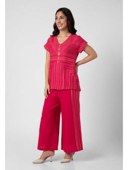 Kaveri - Gold Stitch Croissant Co-Ord Set