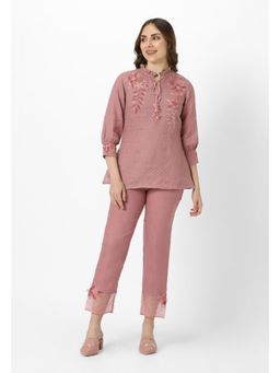 Kaveri - Delfina Peplum Shirt Co-Ord Set