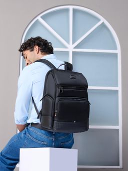 Tommy Hilfiger - Unisex Laptop Backpack Rover - Black