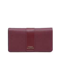 Tommy Hilfiger - Women Flap Wallet With Sling Elysia - Burgundy