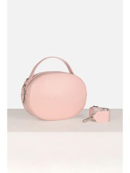 Van Heusen - Women Pink Solid Casual Pouch