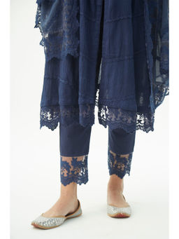Roze - Mahjabeen Oxford Blue Pants