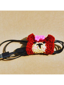 TheYUGO - Multi-Color Crochet Teddy Cable Organizer