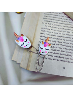 TheYUGO - White Unicorn Paper Clips (Pack Of 2)