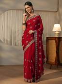 Red color option, Sold out, Currently selected
