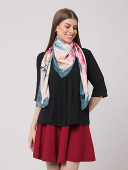 Vastranand - Floral Rose Scarf