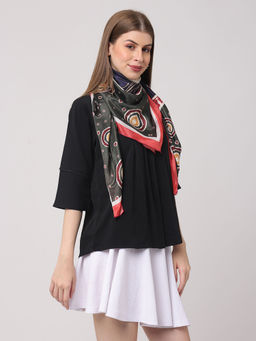 Vastranand - Floral Printed Designer Scarf