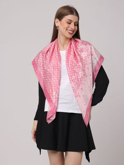 Vastranand - Geometric Chiffon Scarf