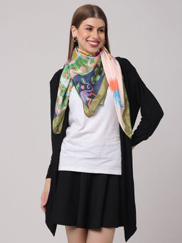 Vastranand - Blush Pink Chiffon Scarf