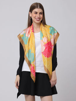 Vastranand - Sunny Floral Bloom Scarf