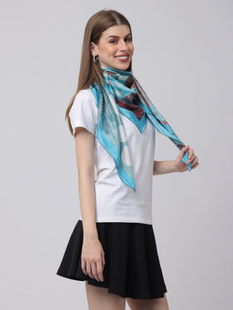 Vastranand - Vibrant Abstract Scarf