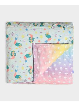 Mi Arcus - Multicolor Quilt and Pillow Set - Soft and Breathable Fabric, for Kids 2-6 Y