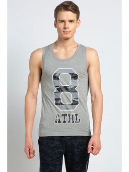 Van Heusen Innerwear - Men All Day Comfort & Graphic Print Vest - Grey