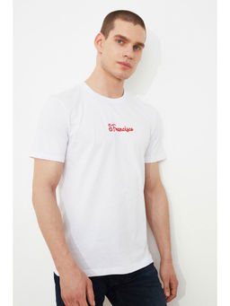 Trendyol - Man White T-Shirt