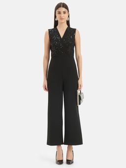 Kazo - Embellished Sleeveless Jumpsuit