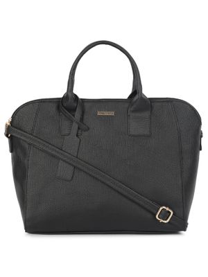 Buy Fastrack Faastrack Black Textured Satchel Bag For Women Online