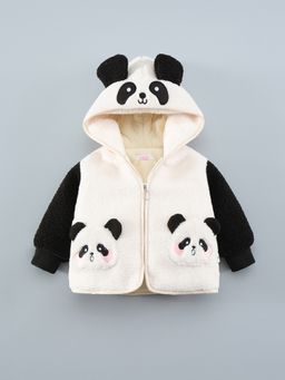 Hopscotch - Off White Textured Jacket