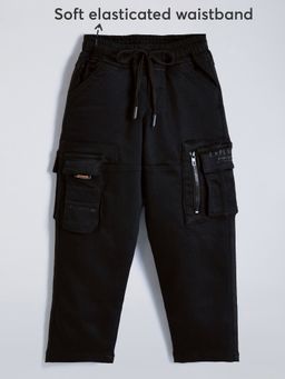 Hopscotch - Black Solid Trouser