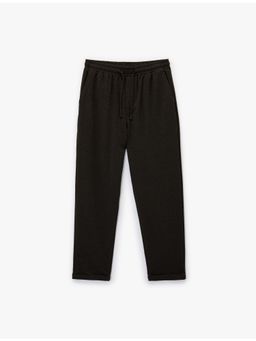 Koton - Mens Drawstring Trouser - Brown