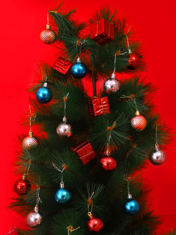 Tayhaa - Metallic Hanging Christmas Decor (Pack Of 20)