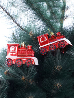 Tayhaa - Santa'S Express Miniature Train (Pack Of 4)