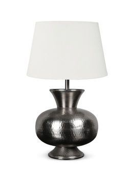 IAAH - Black & White Wide Alvas Lamp with Shade
