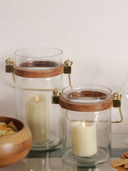 IAAH - Clear Glass Hanging Lantern