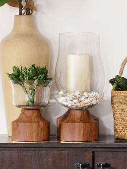 IAAH - Glass Candle Hurricane