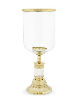 IAAH - Gold Majestic Glass Hurricane