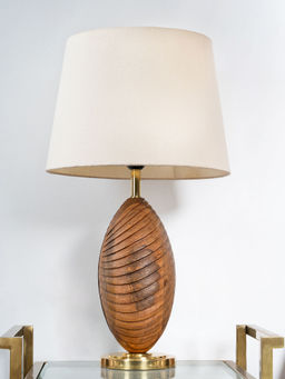 IAAH - Wooden Carving Table Lamp