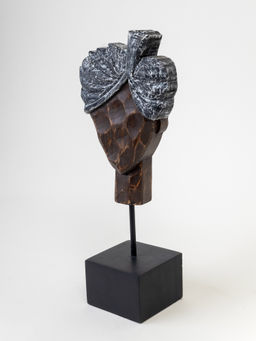 Kaniry Artise of Novelty - Surpanch Wooden Antique Human Face Sculpture