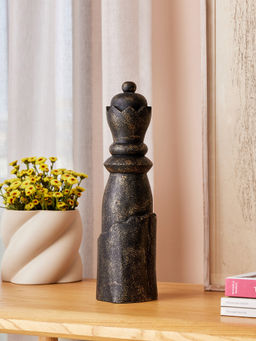 Kaniry Artise of Novelty - Bishop Wooden Black Decor Sculpture