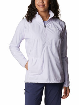 Columbia - Womens Purple Colour Nylon W Titan Pass Lightweight 1-2 Zip