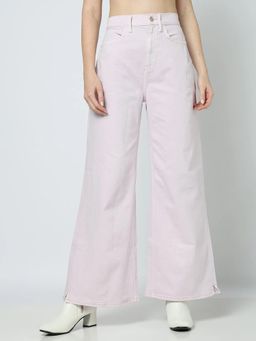 GAP - Women High Rise Wide Leg Lavender Jeans