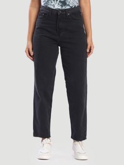 Bene Kleed - Women Carrot Fit Charcoal Jeans