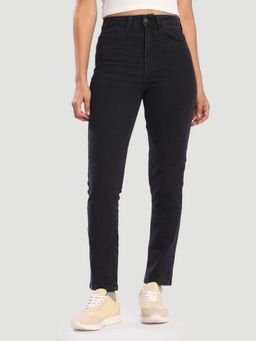 Bene Kleed - Women Stretchable Slim Fit Charcoal Jeans